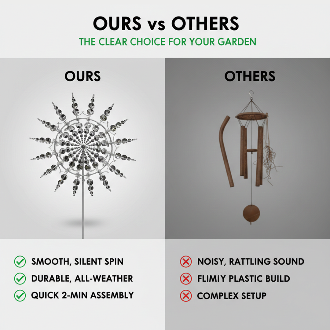 Metal Wind Spinner - Kinetic Garden - Outdoor Decoration